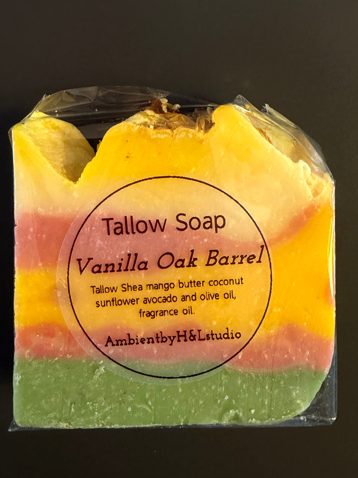 Vanilla Oak Barrel Tallow soap