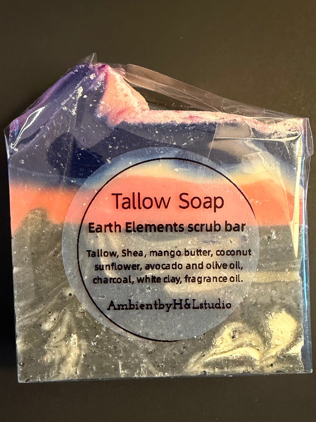 Earth elements tallow scrub bar