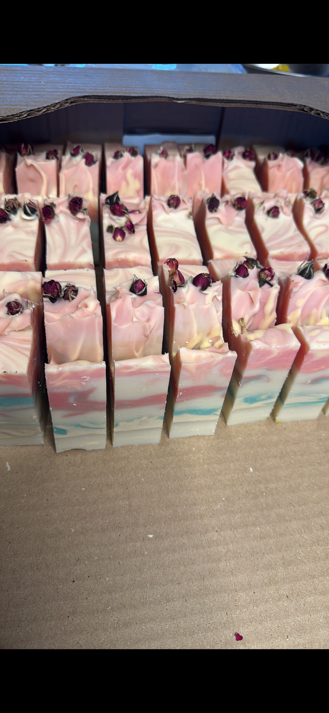 Roses in Sand tallow soap