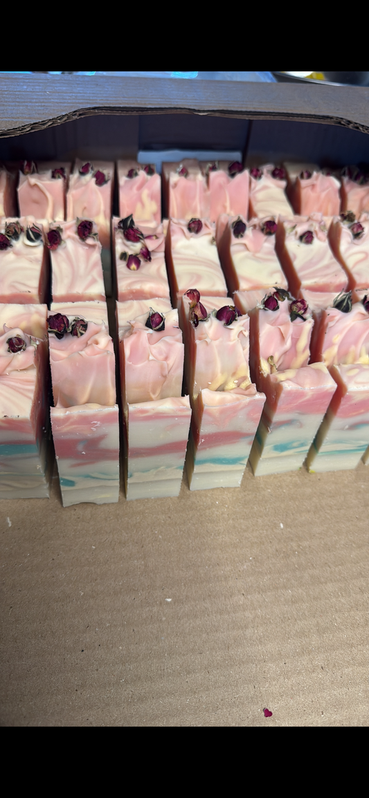 Roses in Sand tallow soap